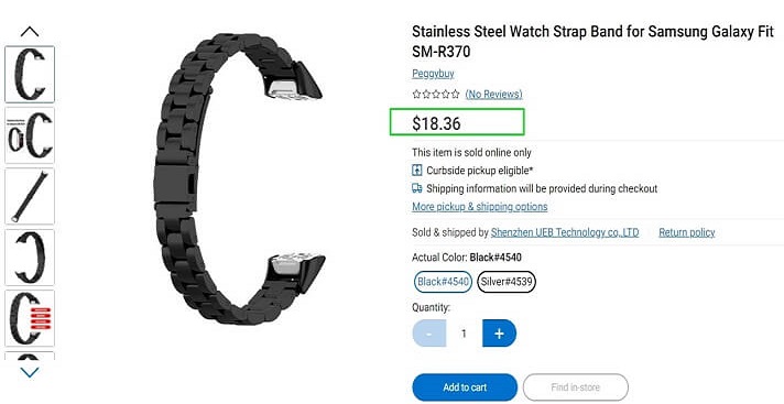 Stainless Steel Watch Strap